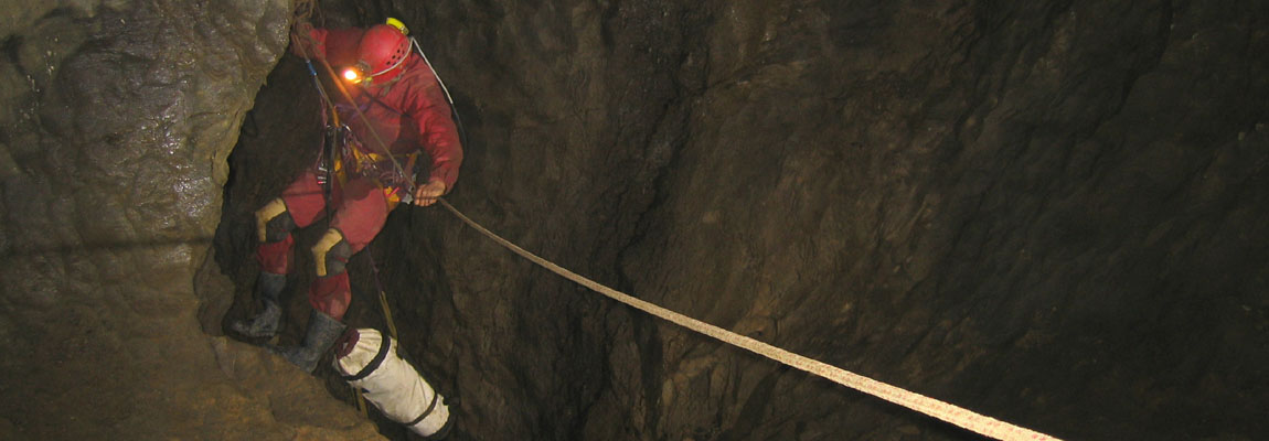 Learn how to use caving equipment